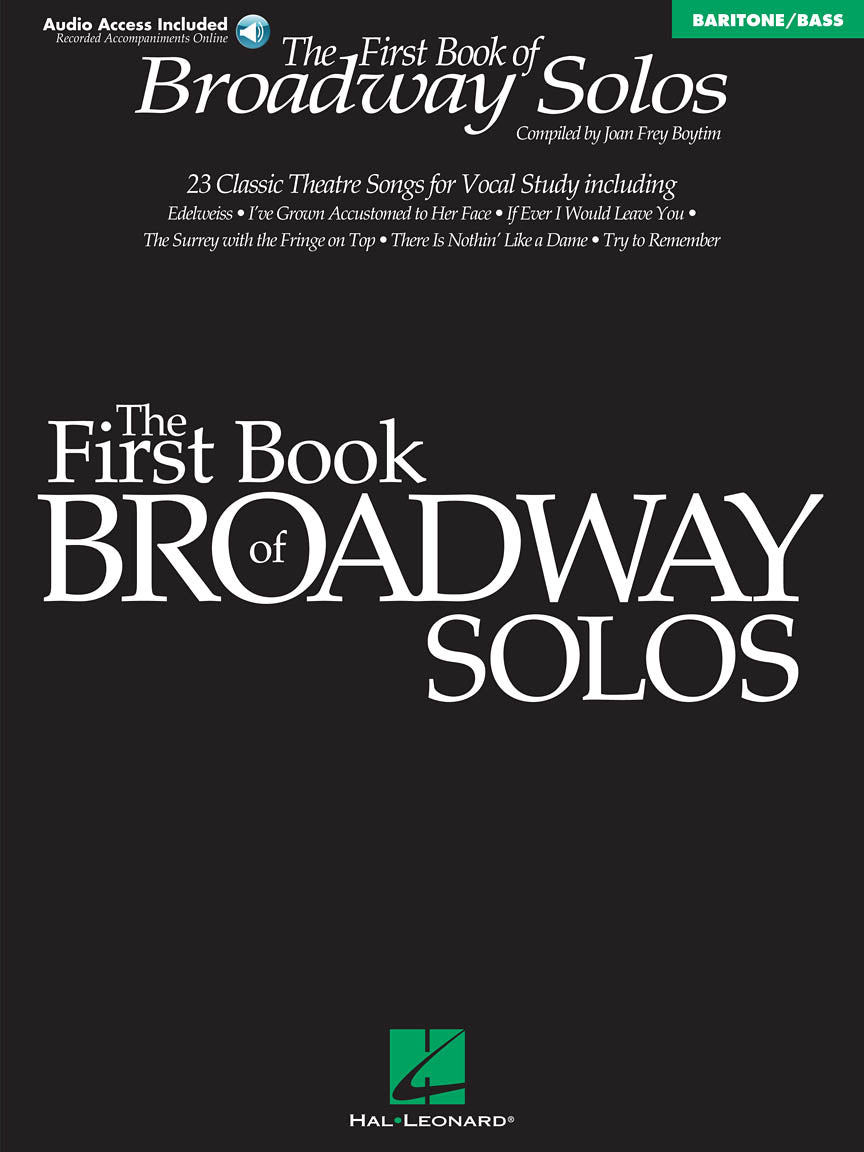 First Book of Broadway Solos - Baritone/Bass