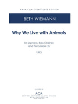 Wiemann: Why We Live with Animals