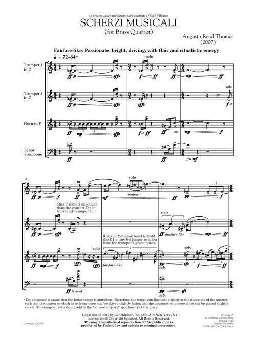 Thomas: Scherzi Musicali