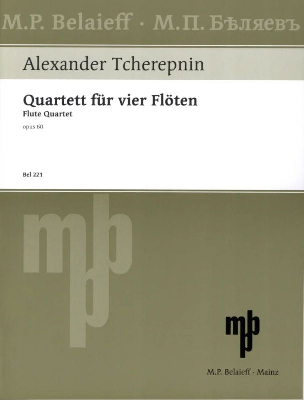 Tcherepnin: Flute Quartet, Op. 60