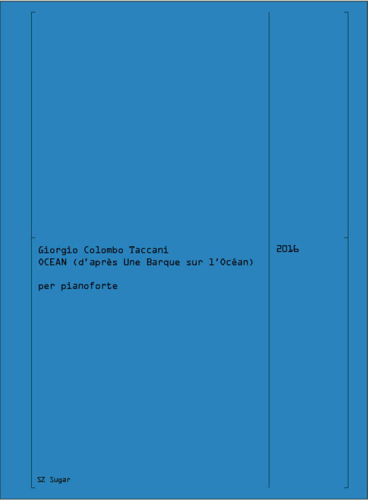 Taccani: OCEAN (d'après Une Barque sur l'Océan)