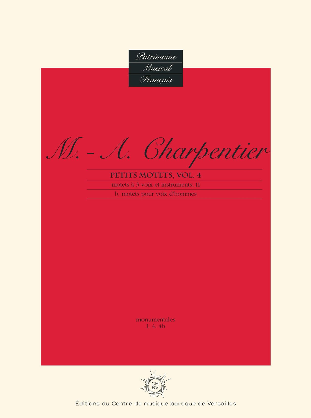 Charpentier: Petits Motets - Volume 4b