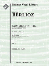 Berlioz: Villanelle, Op. 7, No 1 (transposed in G Major)