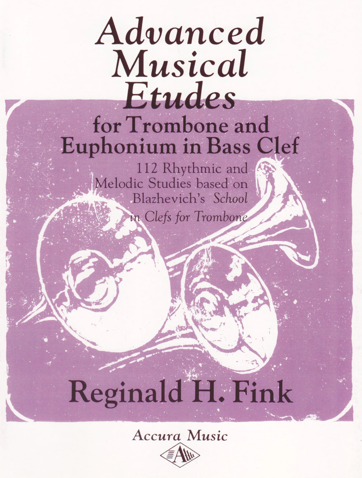 Fink: Advanced Musical Etudes for Trombone and Euphonium in Bass Clef