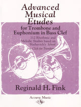 Fink: Advanced Musical Etudes for Trombone and Euphonium in Bass Clef