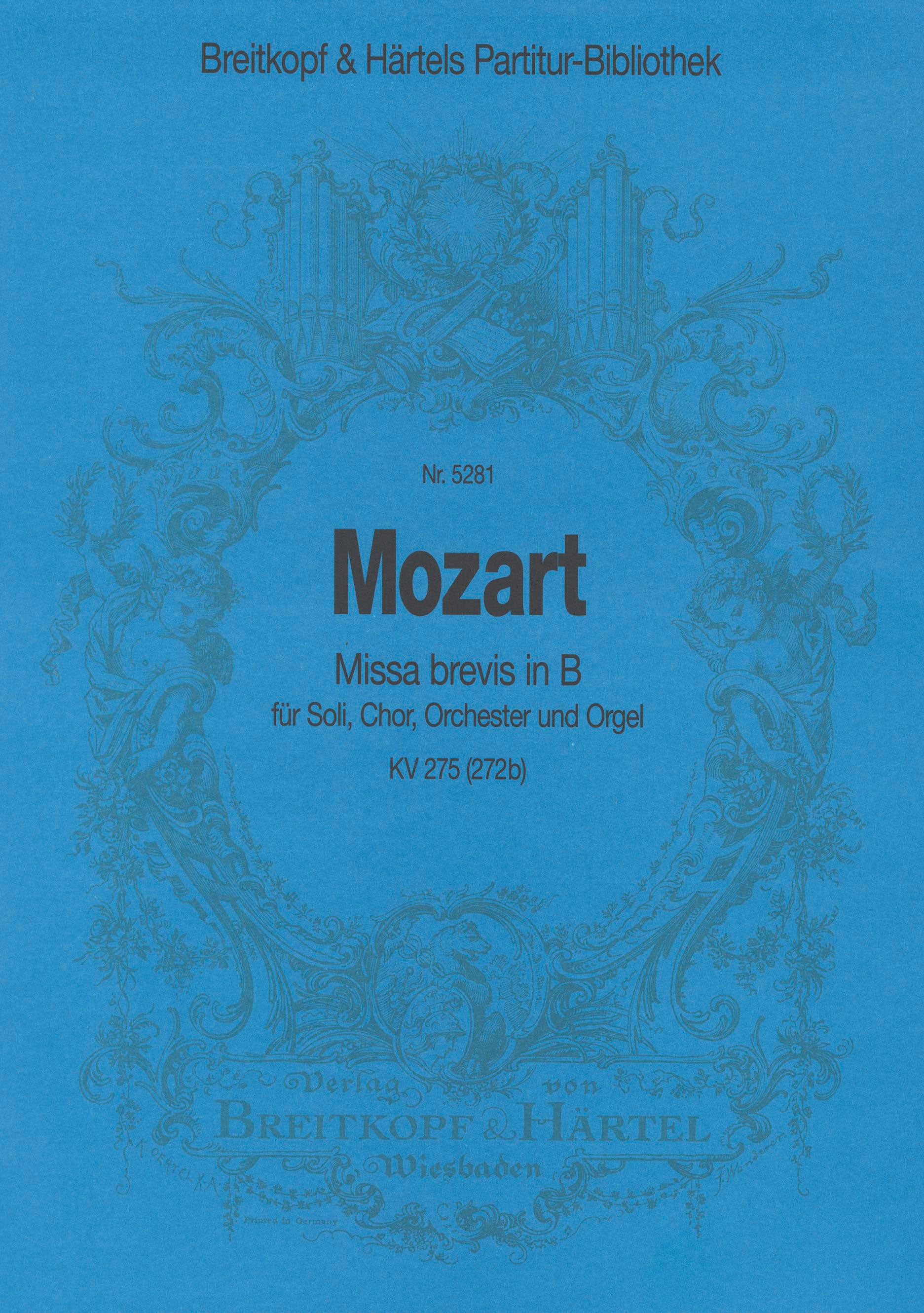 Mozart: Missa brevis in B-flat Major, K. 275 (272b) – Ficks Music