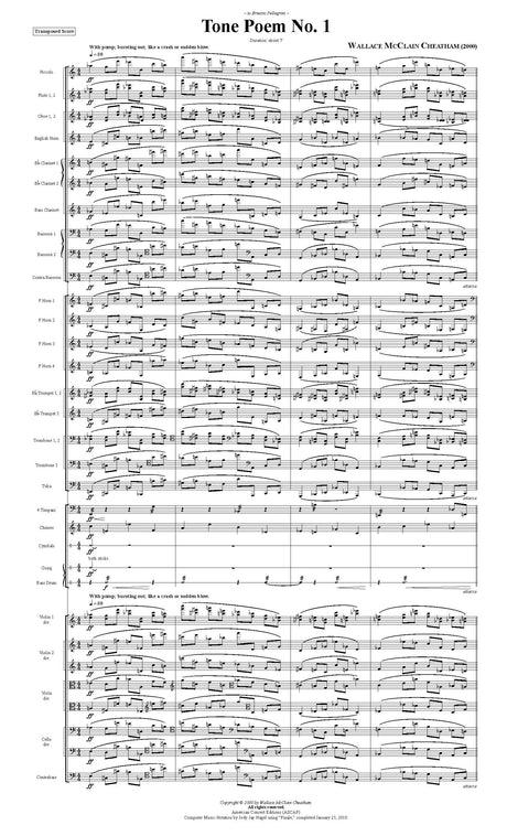Cheatham: Tone Poem No. 1