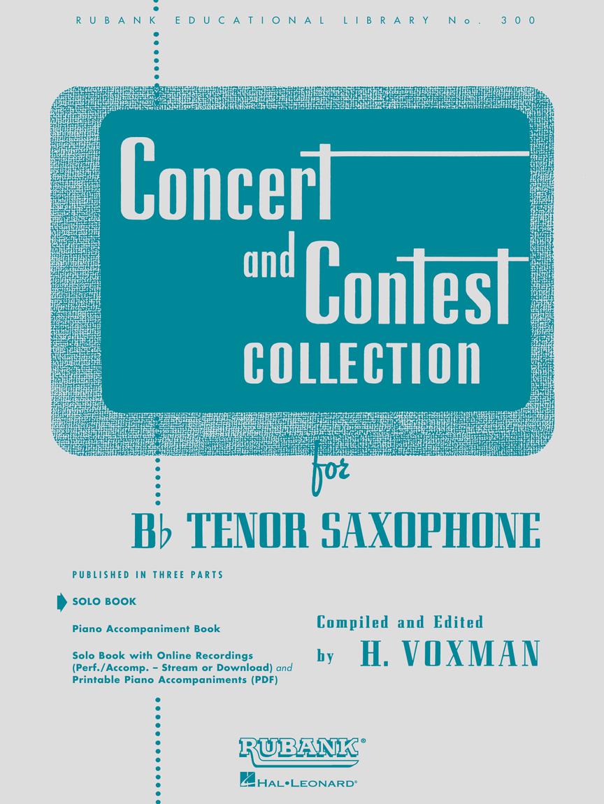 Concert and Contest Collection - Tenor Saxophone