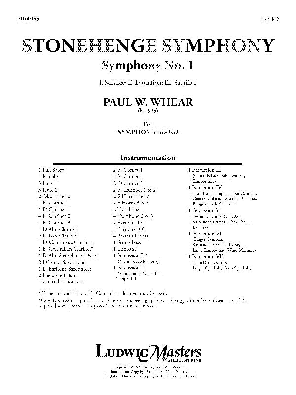 Whear: Stonehenge Symphony