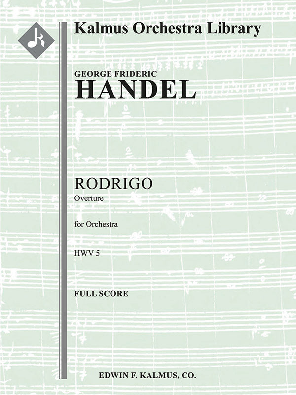Handel: Overture to Rodrigo, HWV 5