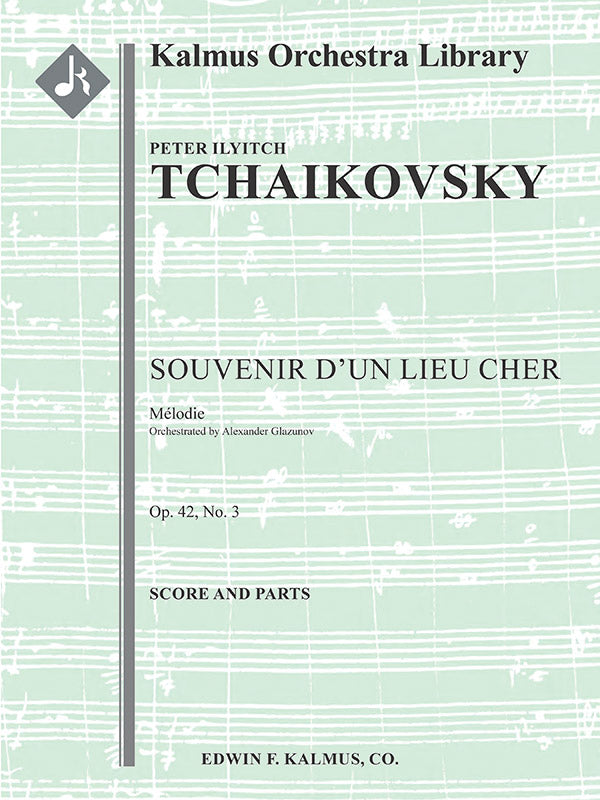 Tchaikovsky: Mélodie from Souvenir d'un Lieu Cher, Op. 42 (arr. for orchestra)