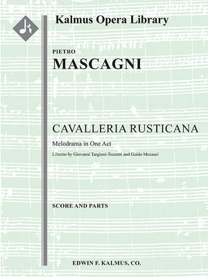 Mascagni: Cavalleria Rusticana (original edition)