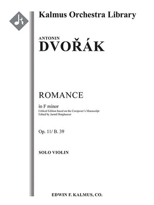 Dvořák: Romance in F Minor, B. 39, Op. 11