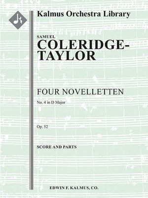 Coleridge-Taylor: Novellete No. 4 in D Major from Four Novelletten, Op. 52