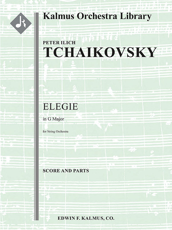 Tchaikovsky: Elegie in G Major
