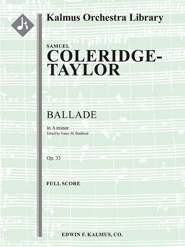 Coleridge-Taylor: Ballade in A Minor, Op. 33