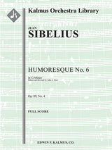 Sibelius: Humoresque No. 6 in G Minor, Op. 89d