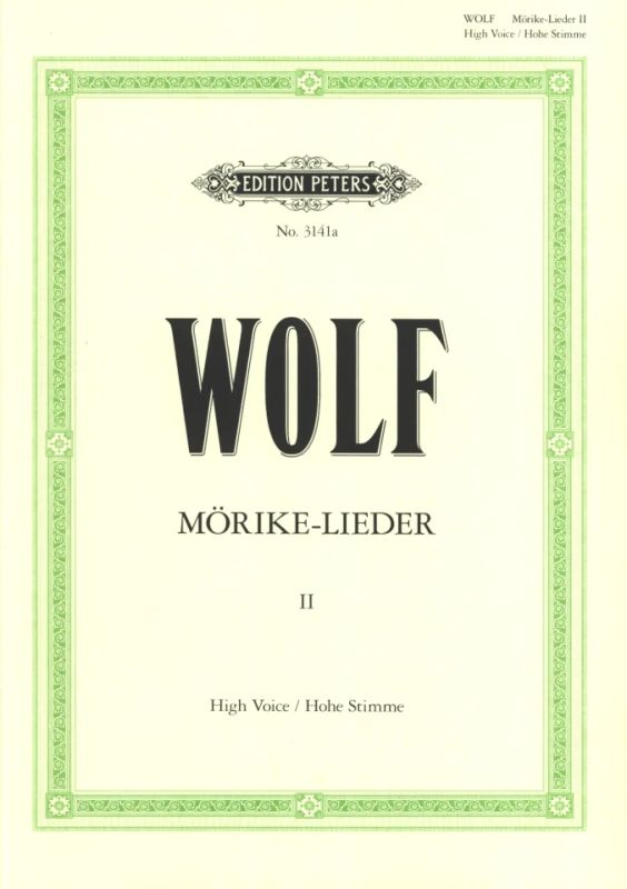 Wolf: Mörike-Lieder - Volume 2 (Nos. 13-24)