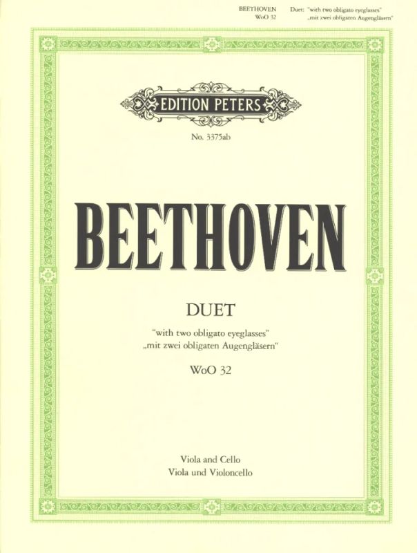 Beethoven: Duet with Two Obligato Eyeglasses, WoO 32