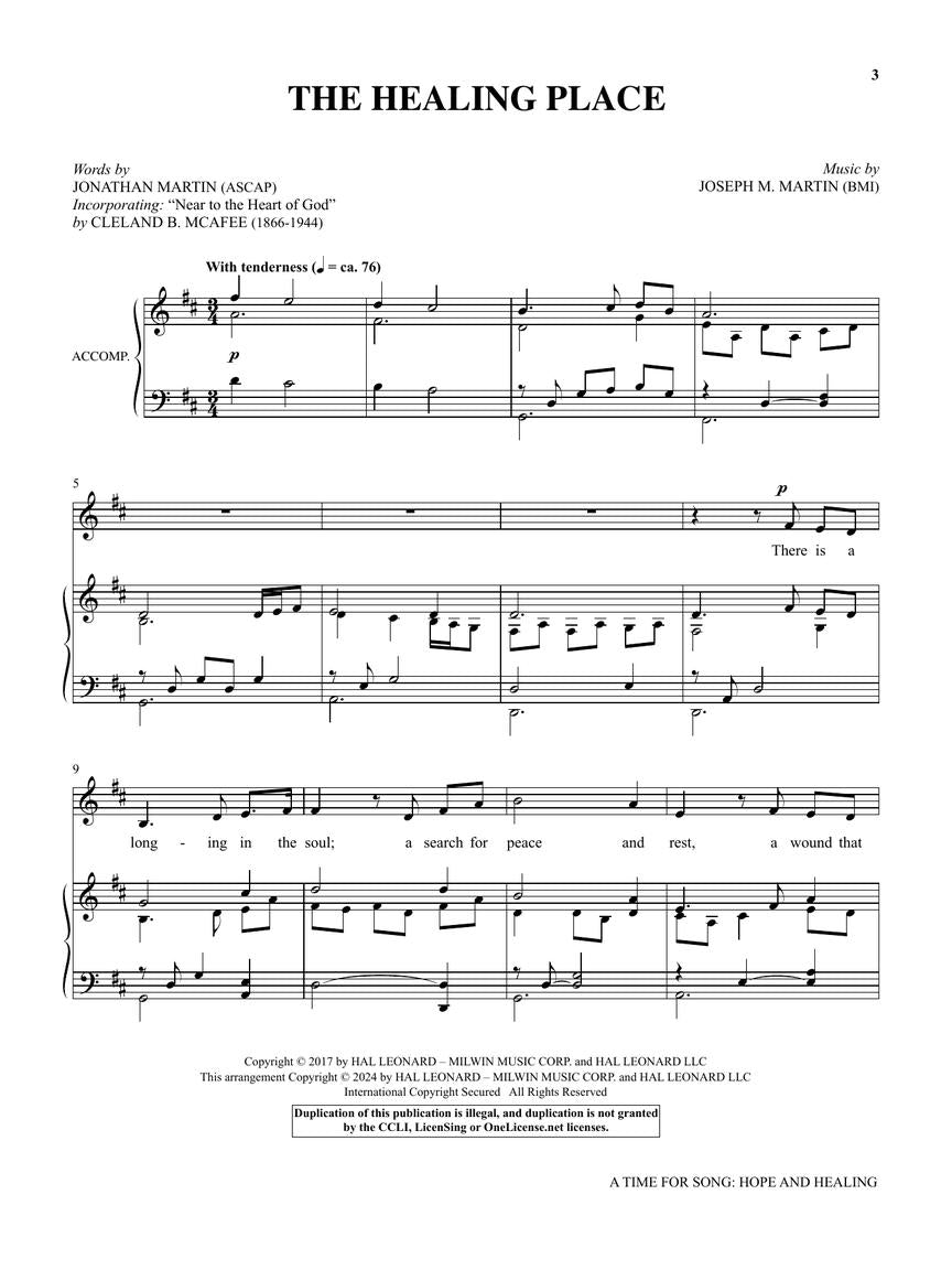 A Time for Song - Volume 1