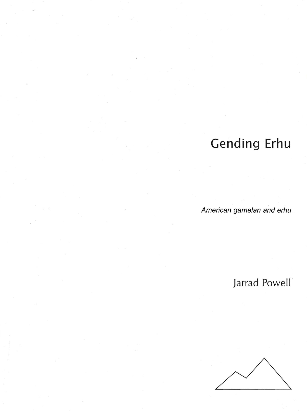 Powell: Gending Erhu
