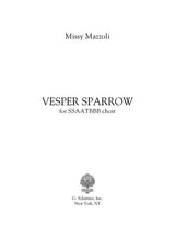 Mazzoli: Vesper Sparrow