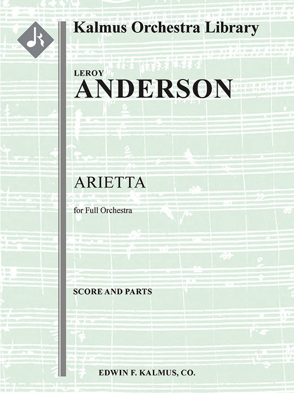 Anderson: Arietta (Version for Full Orchestra)