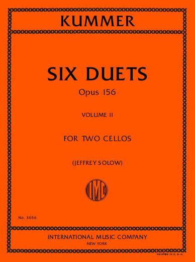 Kummer: Duos for 2 Cellos, Op. 156 - Volume 2