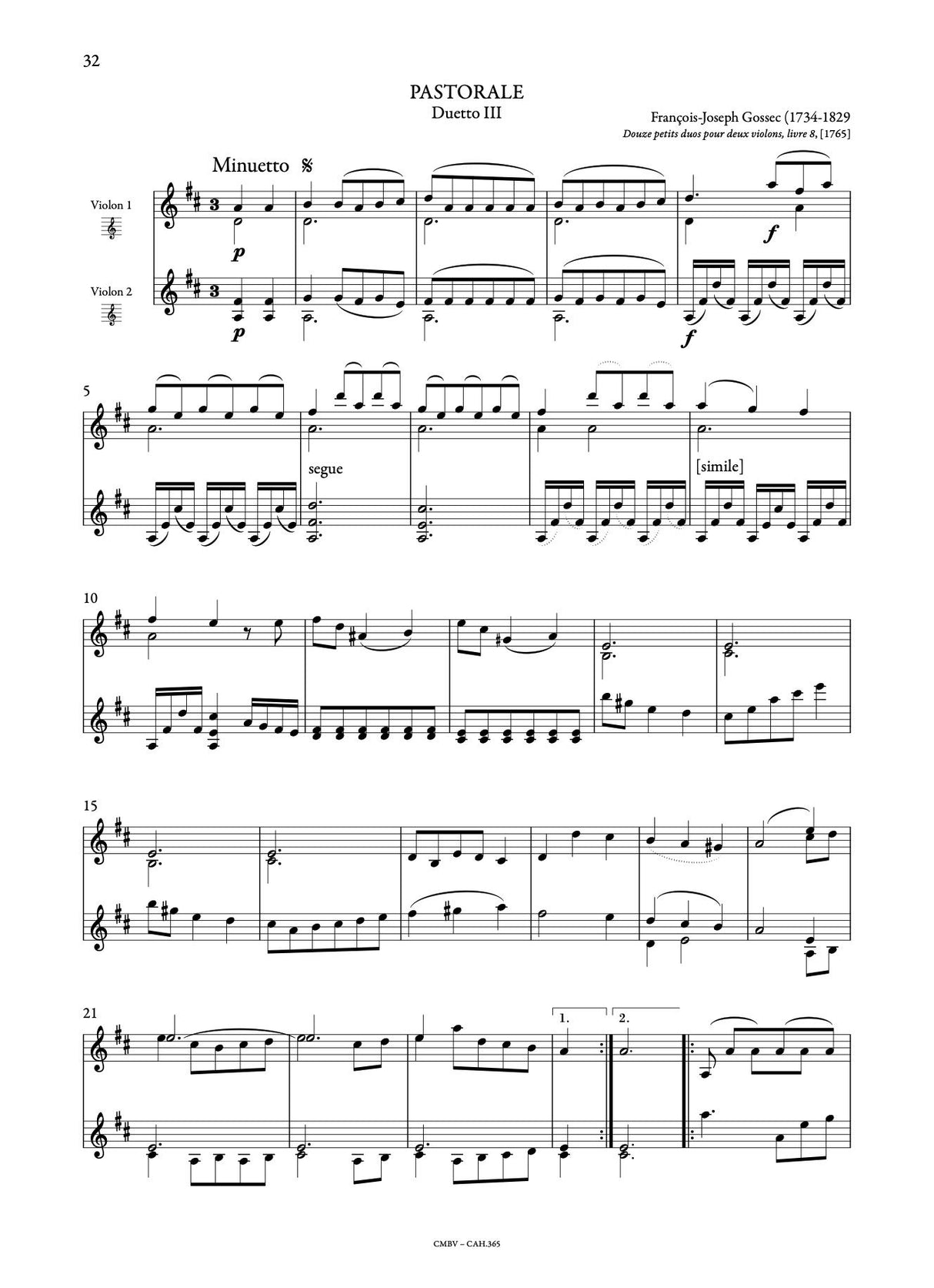 Anthology of French Baroque Music - Violin - Volume 2