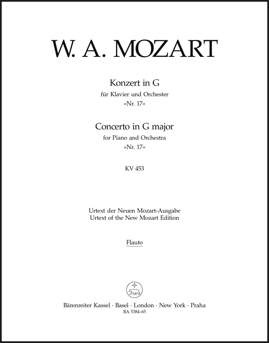 Mozart: Piano Concerto No. 17 in G Major, K. 453 – Ficks Music