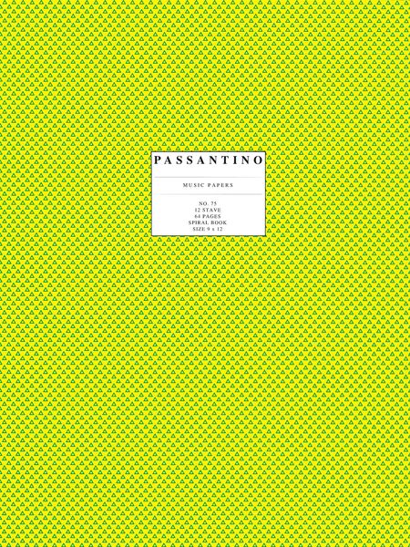 Passantino Manuscript Paper - 9" x 12"