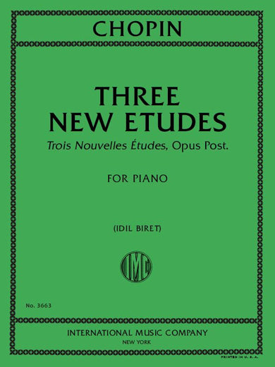 Chopin: Trois nouvelles études, Op. posth.