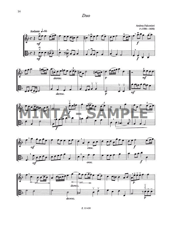 Duets for Violin and Viola