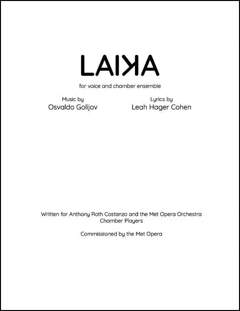 Golijov: LAIKA