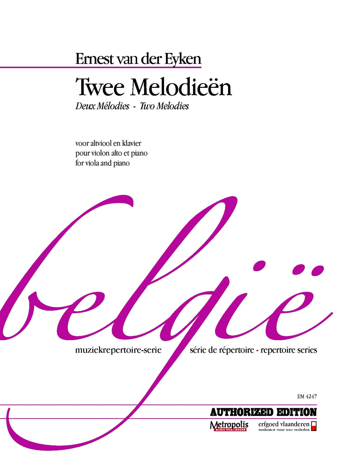 Eyken: Twee Melodieën