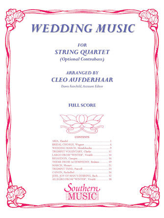 Wedding Music for String Quartet