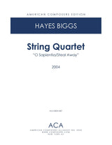 H. Biggs: String Quartet No. 1