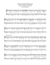 Monteverdi: Lamento d' Arianna (Monodia) / Pianto della Madonna (Contrafactum)