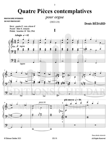 Bédard: 4 Pièces contemplatives