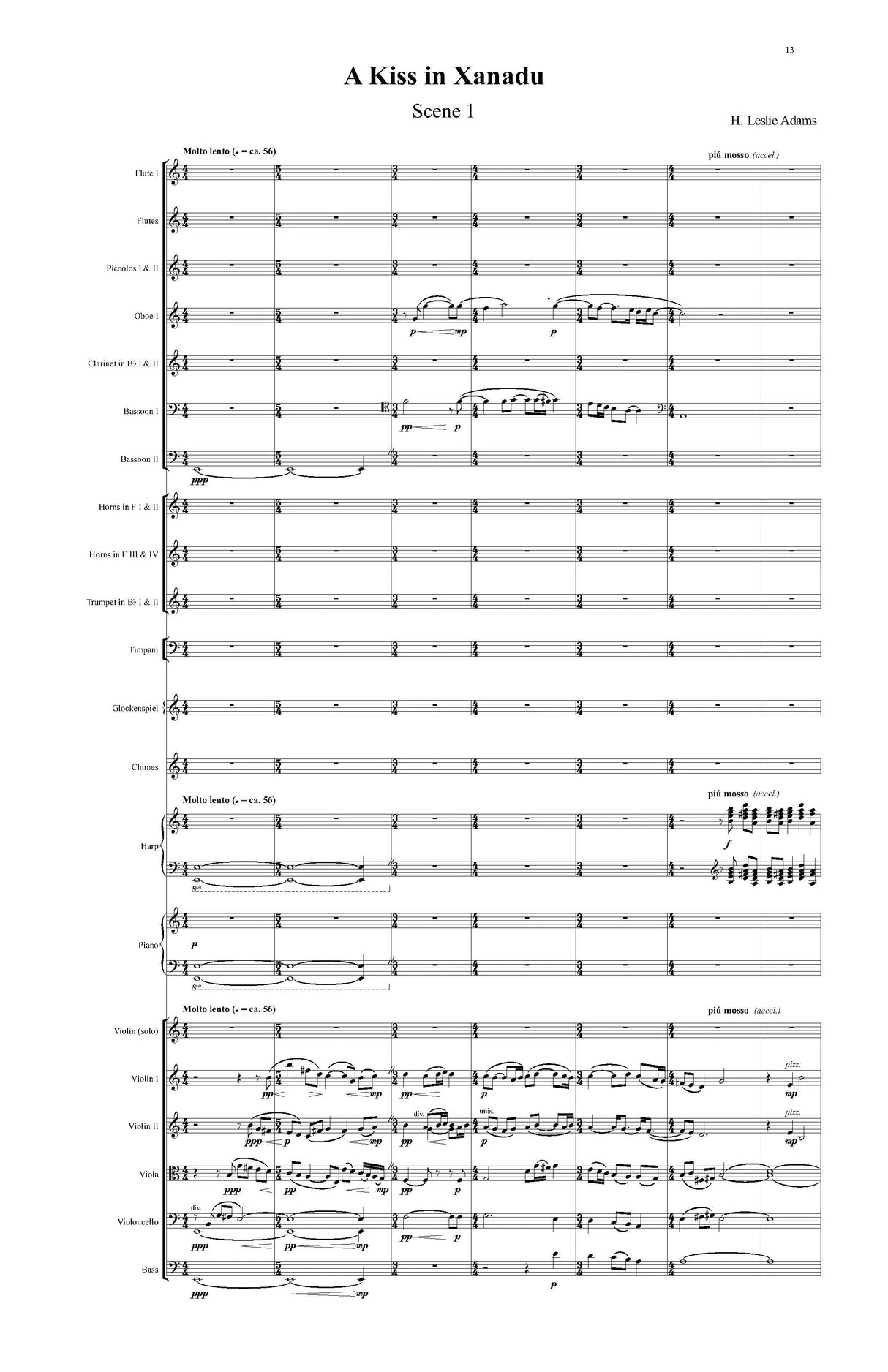 H.L. Adams: A Kiss in Xanadu
