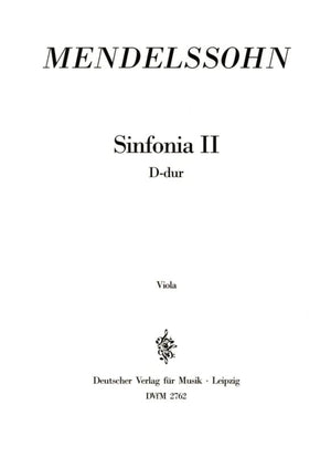 Mendelssohn: Sinfonia II in D Major, MWV N 2