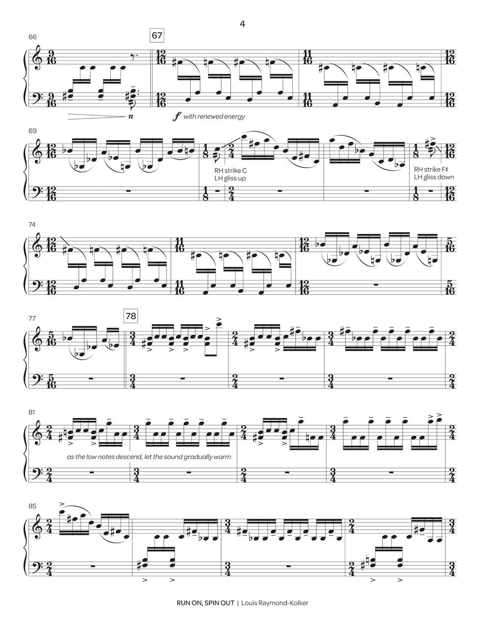 Raymond-Kolker: Run On, Spin Out