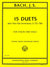 Bach: 15 Duets after Two-Part Inventions, BWV 772-786 (arr. for violin & viola)