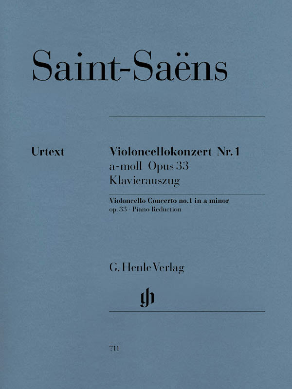 Saint-Saëns: Cello Concerto No. 1 in A Minor, Op. 33 – Ficks Music
