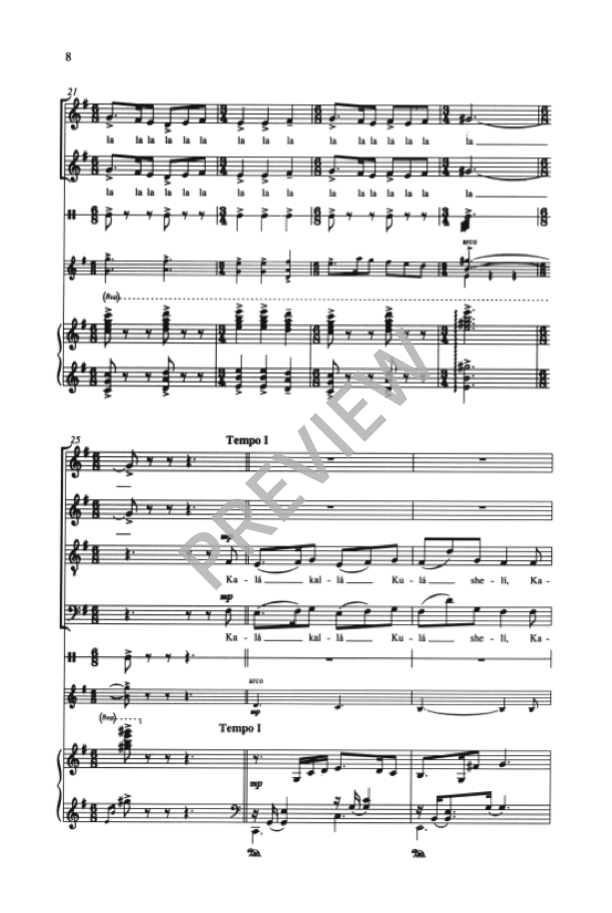 Whitacre: 5 Hebrew Love Songs (Version for SATB Choir)