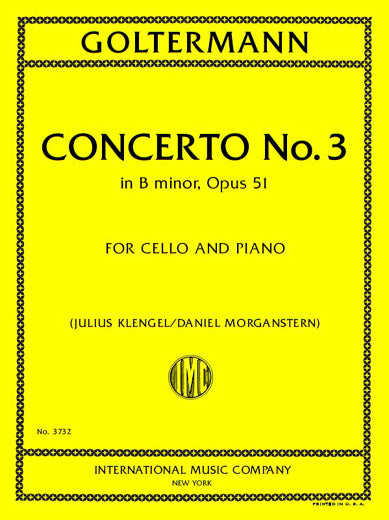 Goltermann: Cello Concerto No. 3 in B Minor, Op. 51