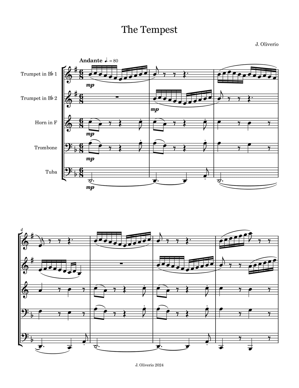 Oliverio: The Tempest