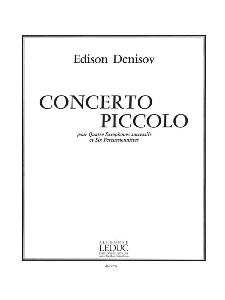Denisov: Concerto Piccolo for Saxophone & Percussion)