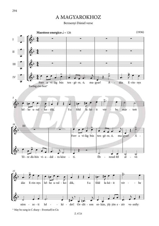 Kodály: Choral Works for Children's and Female Voices