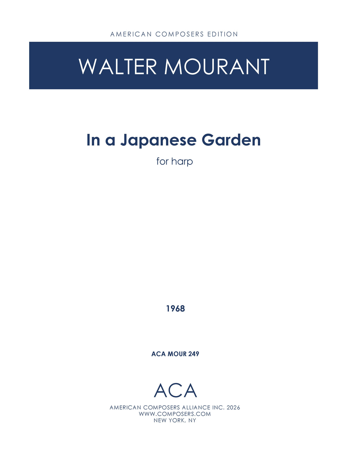 Mourant: In a Japanese Garden
